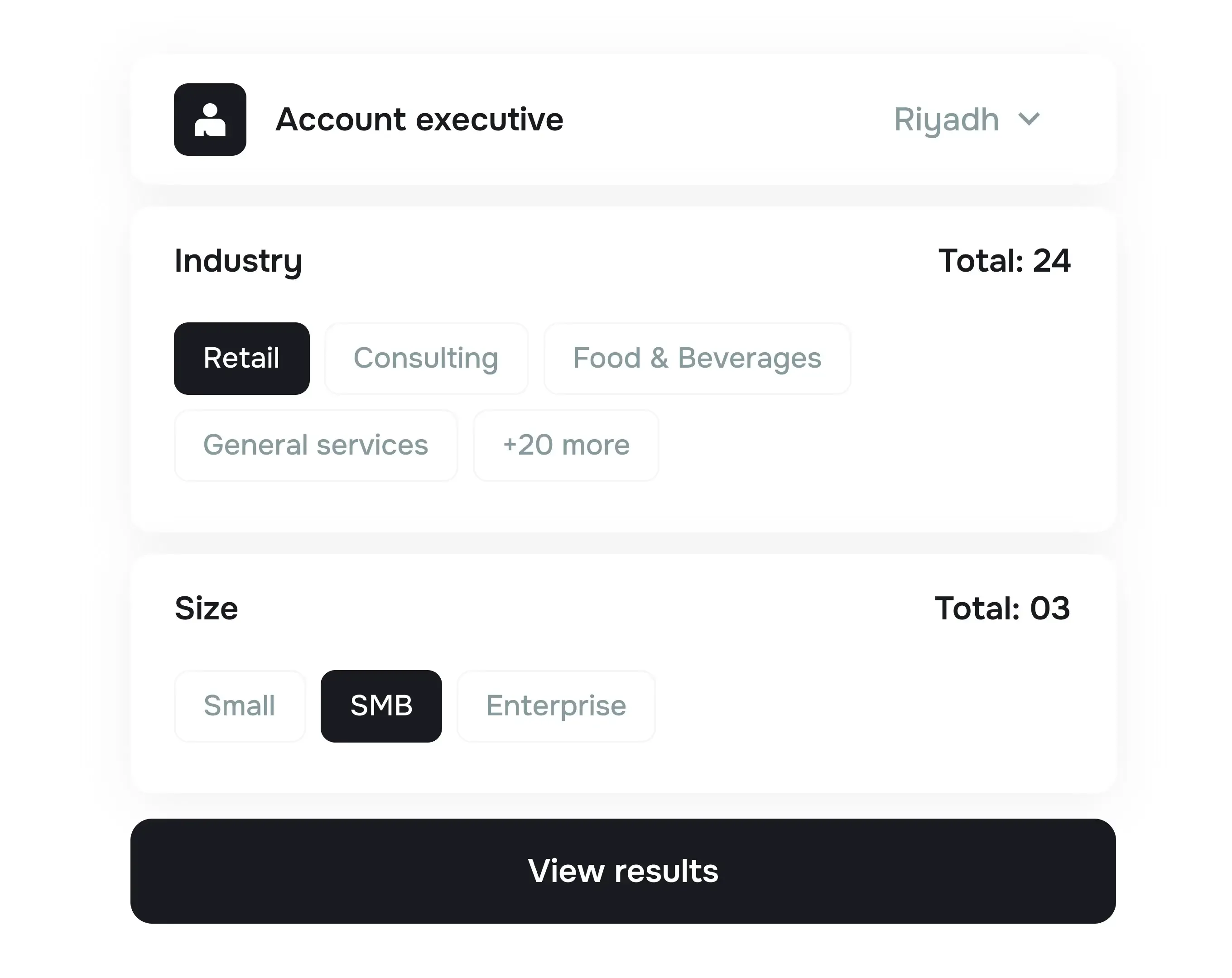 Filter salaries by region, industry, or more