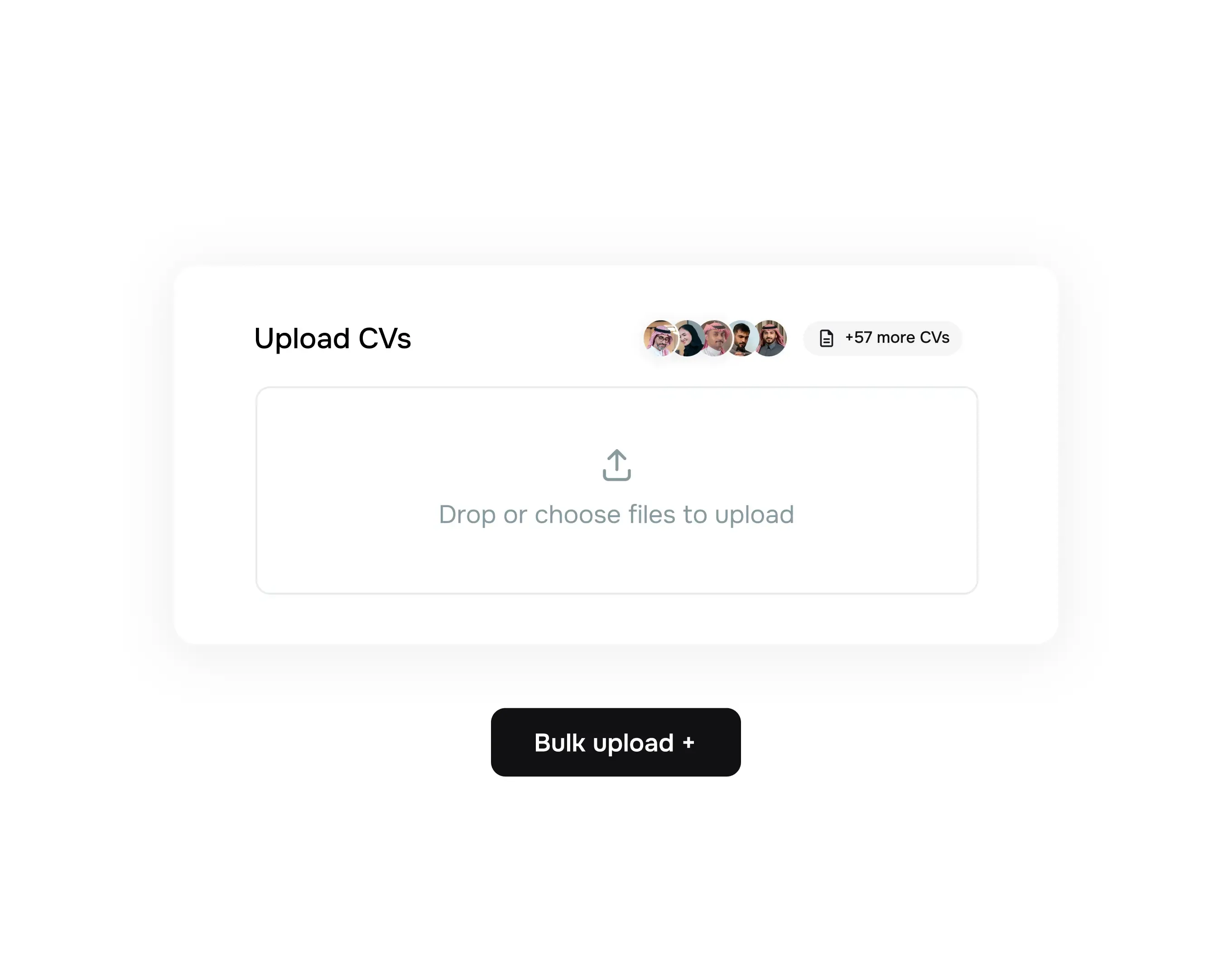 Upload CVs in bulk