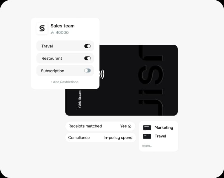 Optimize cashflow with controlled spend