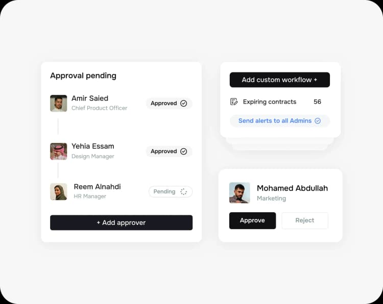 Faster HR approvals for smooth operations