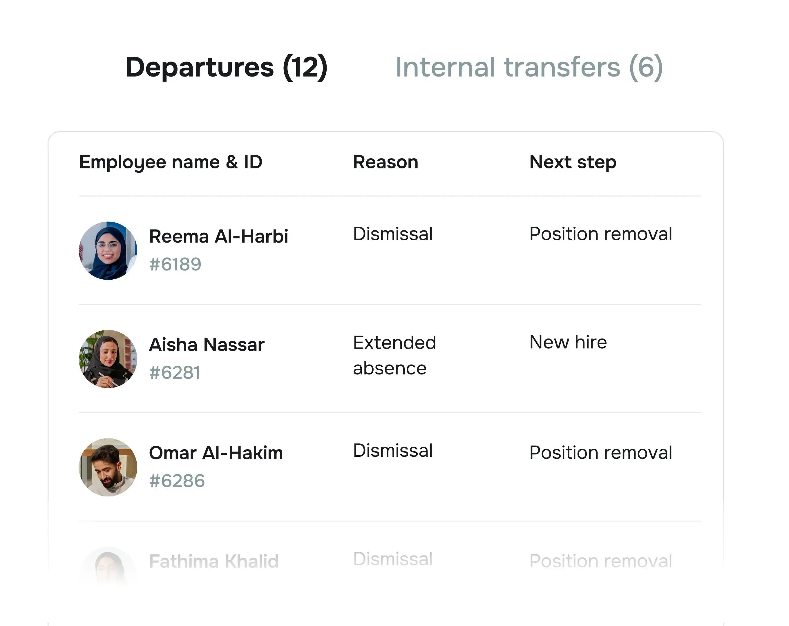Plan ahead for departures, and transfers